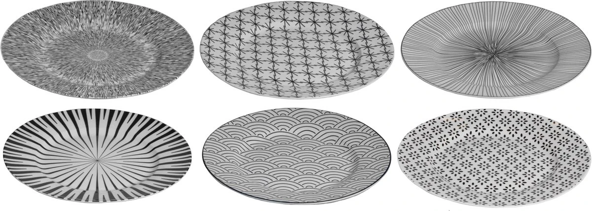 Studio Tavola Serviesset Black Sailor 18-Delig 8 Studio Tavola Serviesset Black Sailor 18-Delig - Afbeelding 6