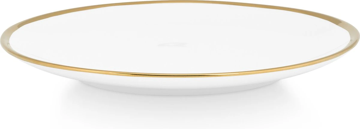 Vtwonen Serviesset - Wit-Goud - Porselein - 24-delig 16 Vtwonen Serviesset - Wit-Goud - Porselein - 24-delig - Afbeelding 14
