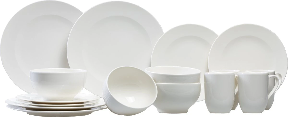 Villeroy & Boch For Me Starter Set - 4 Personen - Porselein 3 Villeroy & Boch For Me Starter Set - 4 Personen - Porselein
