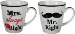 Out Of The Blue Mr. & Mrs. Right Bekers - Beker - 2 Stuks -Brita Shop 1200x551 1