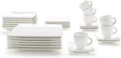 Maxwell & Williams East Meets West Serviesset - 6 Personen- 30 Delig - Wit 24 Maxwell & Williams East Meets West Serviesset - 6 Personen- 30 Delig - Wit -Brita Shop 1200x577