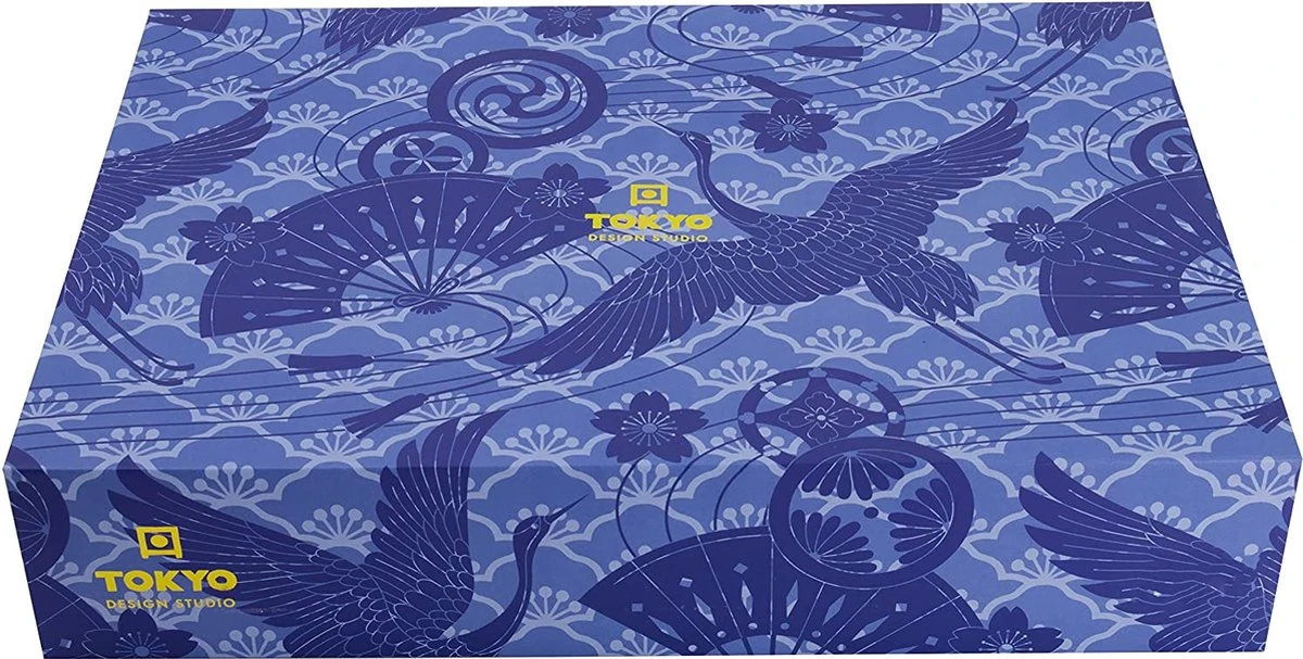 Tokyo Design Studio Glassy Blue Sushi Servies - 8 Delig - 2 Persoons 8 Tokyo Design Studio Glassy Blue Sushi Servies - 8 Delig - 2 Persoons - Afbeelding 6