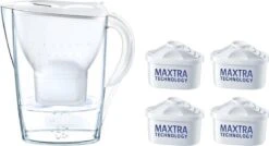 BRITA Waterfilterbundel Marella Cool White + 4 MAXTRA+ Filterpatronen 16 BRITA Waterfilterbundel Marella Cool White + 4 MAXTRA+ Filterpatronen -Brita Shop 1200x649