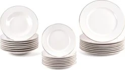 LeRijn® Serviesset Deventer 8 Persoons - 24 Delig - Licht Crème Wit Met Gouden Rand En Motief - Dinerborden - Soepborden - Dessertborden - Borden Servies - Bordenset 20 LeRijn® Serviesset Deventer 8 Persoons - 24 Delig - Licht Crème Wit Met Gouden Rand En Motief - Dinerborden - Soepborden - Dessertborden - Borden Servies - Bordenset -Brita Shop 1200x671