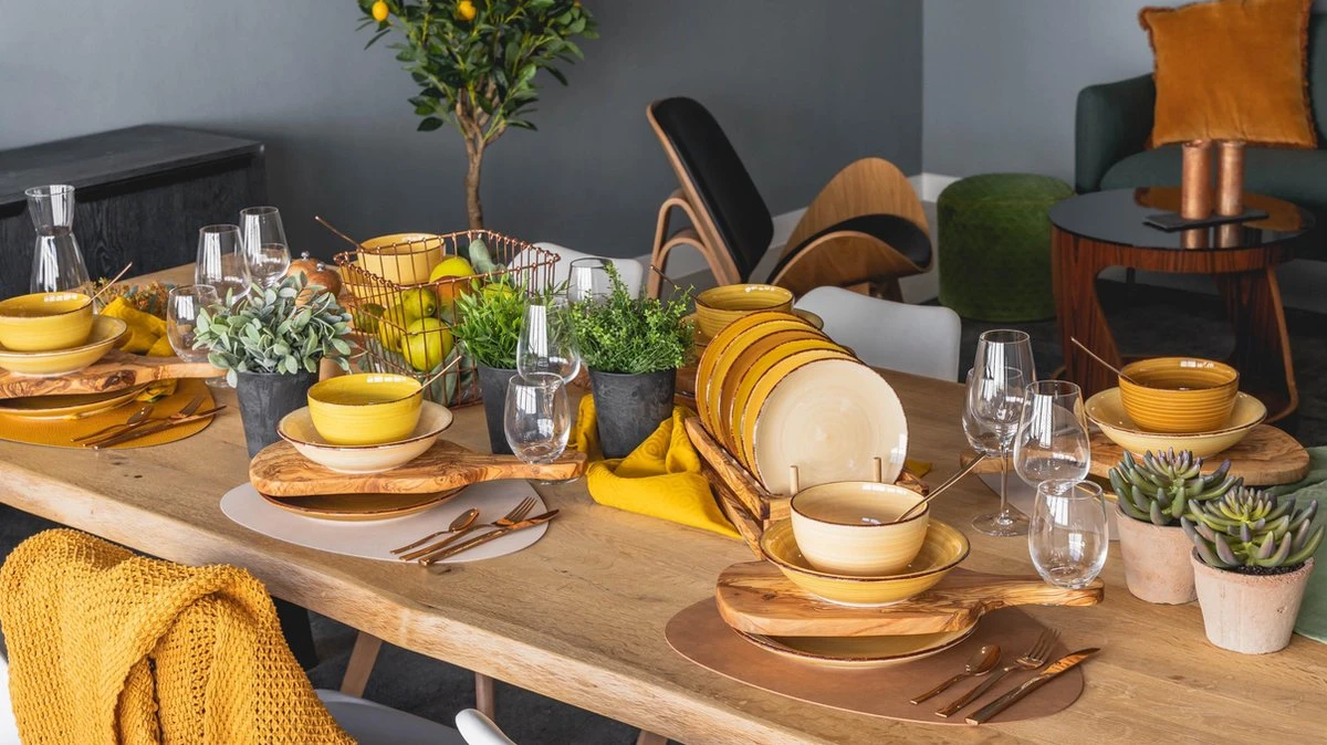 Studio Tavola Serviesset Sunny Fall 18-Delig 4 Studio Tavola Serviesset Sunny Fall 18-Delig - Afbeelding 2