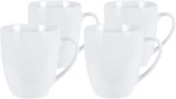 Excellent Houseware Set Van 4x Stuks Bekers/mokken Wit 380 Ml Van Porselein - Melkbekers 11 Excellent Houseware Set Van 4x Stuks Bekers/mokken Wit 380 Ml Van Porselein - Melkbekers -Brita Shop 1200x682 1