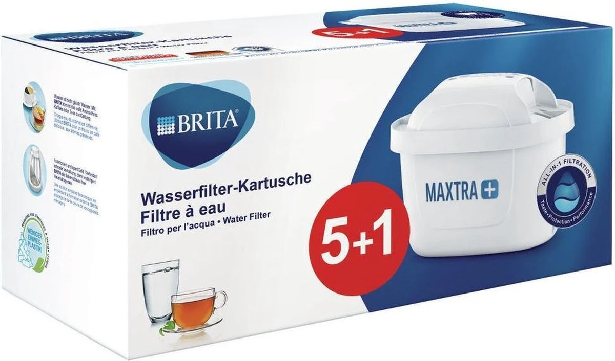 BRITA Maxtra Filterpatronen - 5+1-Pack 5 BRITA Maxtra Filterpatronen - 5+1-Pack - Afbeelding 3