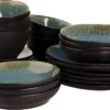 Palmer Serviesset Lotus Stoneware 6-persoons 24-delig Zwart Turquoise 1 Palmer Serviesset Lotus Stoneware 6-persoons 24-delig Zwart Turquoise -Brita Shop 1200x707 1
