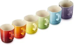 Le Creuset Set Van 6 Koffiebekers 200 Ml Regenboog Kleuren -Brita Shop 1200x735 1