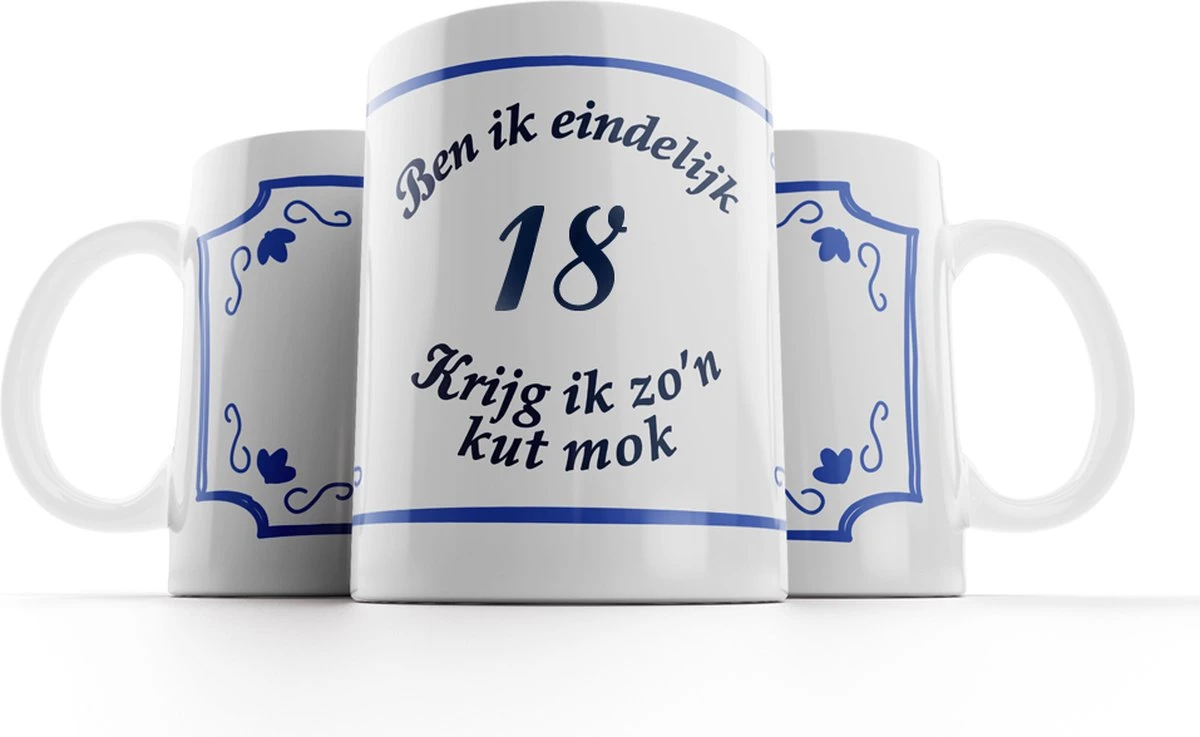 Merkloos Kut Mok 18 Jaar |Ben Ik Eindelijk 18 Jaar Krijg Ik Zo’n Kutmok| Mok Verjaardag |Cadeau Mok| Grappige Mok | Kuttegel 18 Jaar 3 Merkloos Kut Mok 18 Jaar |Ben Ik Eindelijk 18 Jaar Krijg Ik Zo’n Kutmok| Mok Verjaardag |Cadeau Mok| Grappige Mok | Kuttegel 18 Jaar