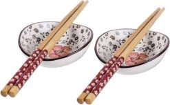 Winkrs | 2 Persoons Japanse Sushi Servies Set (rood) Met Eetstokjes, Kommetjes En Opleggers Voor Stokjes 9 Winkrs | 2 Persoons Japanse Sushi Servies Set (rood) Met Eetstokjes, Kommetjes En Opleggers Voor Stokjes -Brita Shop 1200x740
