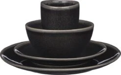 Mica Decorations Tabo Serviesset 4 Persoons - Zwart -Brita Shop 1200x746