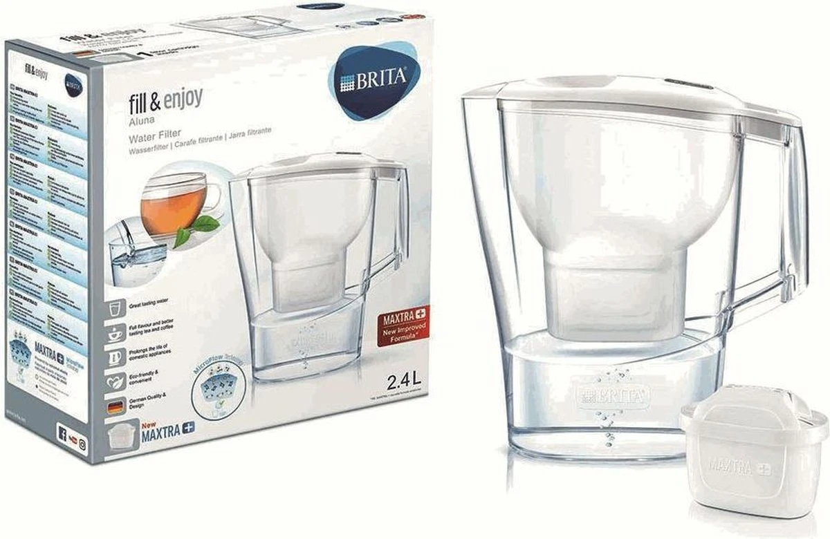 BRITA Fill&enjoy Aluna Cool Waterfilterkan - White 7 BRITA Fill&enjoy Aluna Cool Waterfilterkan - White - Afbeelding 5