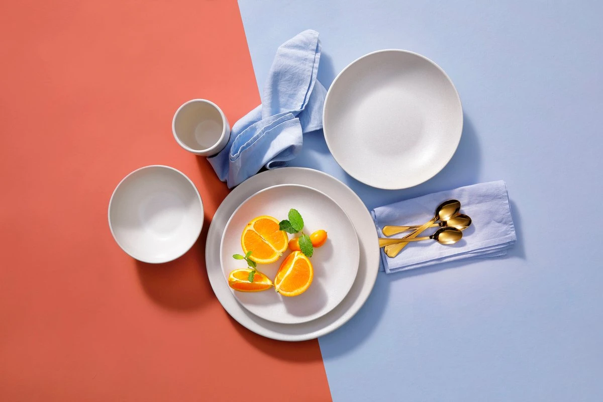 Mammoet Serviesset Spirit Stoneware 6-persoons 24-delig Offwhite 8 Mammoet Serviesset Spirit Stoneware 6-persoons 24-delig Offwhite - Afbeelding 6