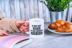 Mok Met Tekst: Ik Ben Niet Koppig. Ik Heb Gewoon Altijd Gelijk | Grappige Mok | Grappige Cadeaus -Brita Shop 1200x800 80