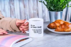 Grappige Mok Met Tekst: Jaja Je Hebt Gelijk | Grappige Cadeaus | Koffiemok | Koffiebeker | Theemok | Theebeker -Brita Shop 1200x800 87