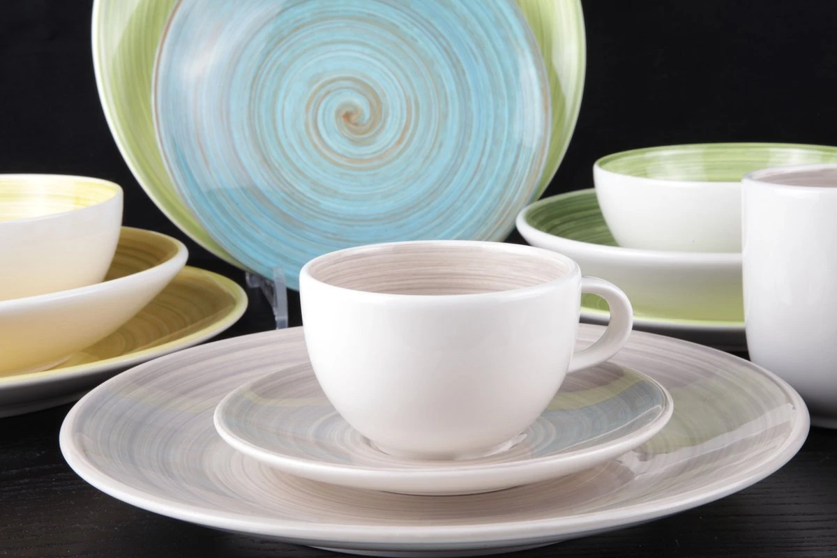 Cosy&Trendy Serviesset 24-delig Turbolino Blauw 5 Cosy&Trendy Serviesset 24-delig Turbolino Blauw - Afbeelding 3