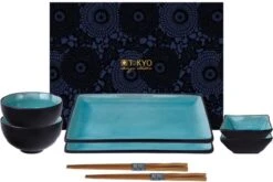 Tokyo Design Studio Glassy Turquoise Sushi Servies - 8 Delig - 2 Persoons 11 Tokyo Design Studio Glassy Turquoise Sushi Servies - 8 Delig - 2 Persoons -Brita Shop 1200x801 18