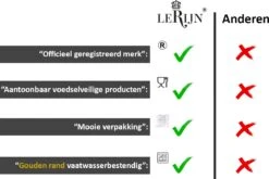 LeRijn® Serviesset Deventer 6 Persoons - 18 Delig - Licht Crème Wit Met Gouden Rand En Motief - Dinerborden - Soepborden - Dessertborden - Borden Servies - Bordenset -Brita Shop 1200x802 3