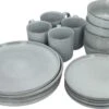 4goodz Deluxe Aardewerk Servies 4 Personen / 16 Delig - Grijs -Brita Shop 1200x810