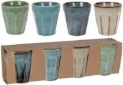 Cappuccino Kopjes - 4 Stuks - In Mooie Blauwe En Groene Kleuren -Brita Shop 1200x828