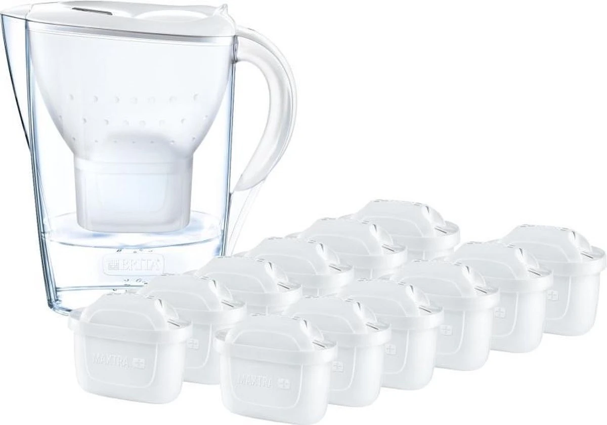 BRITA - Waterfilterkan Marella Cool - Wit - 2,4L + 12 MAXTRA+ Waterfilterpatronen 17 BRITA - Waterfilterkan Marella Cool - Wit - 2,4L + 12 MAXTRA+ Waterfilterpatronen - Afbeelding 15