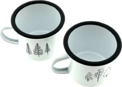 Emaille Mok - Emaille Beker - Set Van 2 - 350ml -Brita Shop 1200x860