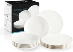 Villeroy & Boch Vivo New Fresh Basic Tafel Serviesset - 6 Personen - 12 Delig - Porselein 7 Villeroy & Boch Vivo New Fresh Basic Tafel Serviesset - 6 Personen - 12 Delig - Porselein -Brita Shop 1200x867 5