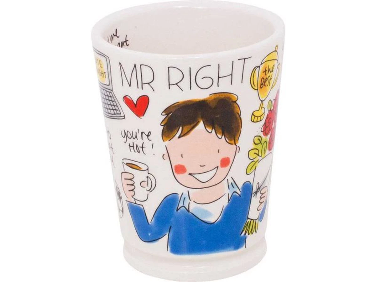 Blond Amsterdam - Specials - Beker XL - Mr Right - 0,5L 4 Blond Amsterdam - Specials - Beker XL - Mr Right - 0,5L - Afbeelding 2