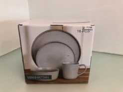 Excellent Serviesset - Servies - 16 Stuks - Aardewerk - Grijs -Brita Shop 1200x900 48