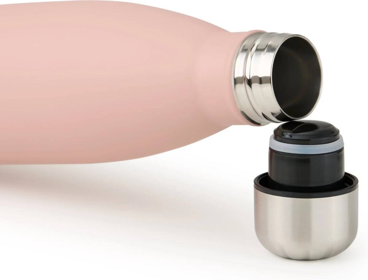 Blumtal Thermosfles - Met Dubbele Wand - Thermosbeker Koffie, Thee En Koele Dranken - Travel Mug - 750ml - Mellow Rose - Roze 5 Blumtal Thermosfles - Met Dubbele Wand - Thermosbeker Koffie, Thee En Koele Dranken - Travel Mug - 750ml - Mellow Rose - Roze - Afbeelding 3