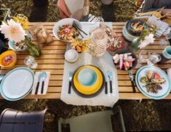 Mepal - Serviesset Bloom 8-delig – Geschikt Als Stijlvol Buitenservies - Pebble Black – Ideaal Voor Buiten En Binnen – Licht In Gewicht -Brita Shop 1200x924