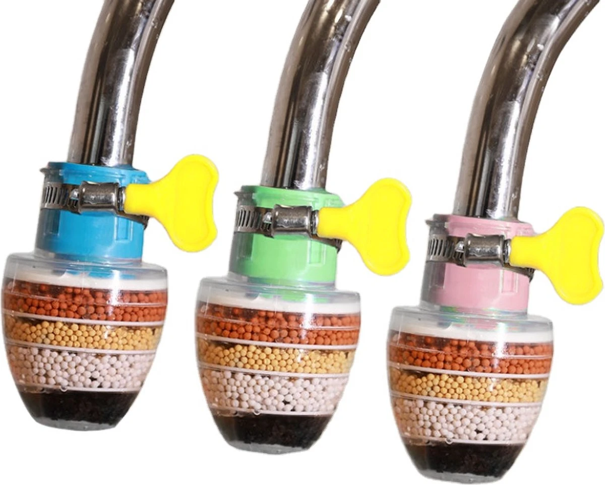 Waterfilter Voor Op De Kraan - 2 Stuks - Zuiver Water - Waterontkalker - Waterzuivering - Kraanfilter - Waterontharder - Blauw 5 Waterfilter Voor Op De Kraan - 2 Stuks - Zuiver Water - Waterontkalker - Waterzuivering - Kraanfilter - Waterontharder - Blauw - Afbeelding 3