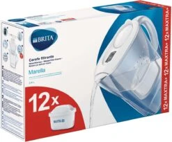 BRITA - Waterfilterkan Marella Cool - Wit - 2,4L + 12 MAXTRA+ Waterfilterpatronen 36 BRITA - Waterfilterkan Marella Cool - Wit - 2,4L + 12 MAXTRA+ Waterfilterpatronen -Brita Shop 1200x996