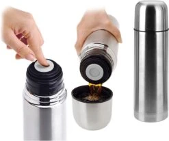 Excellent Houseware KOOPMAN Thermoskan Bullet 1 Liter RVS -Brita Shop 1200x999