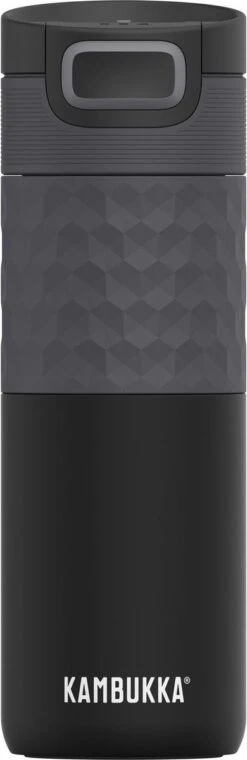 Kambukka Etna Grip Thermosbeker 500 Ml - Makkelijk Reinigen - Lekvrije Koffiebeker - Zwart -Brita Shop 390x1200