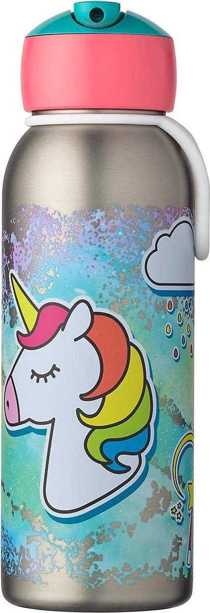Mepal – Isoleerfles Flip-up Campus – Unicorn – Waterfles Met Rietje – Houdt Je Drankje Tot 9 Uur Warm En 12 Uur Koud – Drinkfles Voor Kinderen – Thermosfles 3 Mepal – Isoleerfles Flip-up Campus – Unicorn – Waterfles Met Rietje – Houdt Je Drankje Tot 9 Uur Warm En 12 Uur Koud – Drinkfles Voor Kinderen – Thermosfles