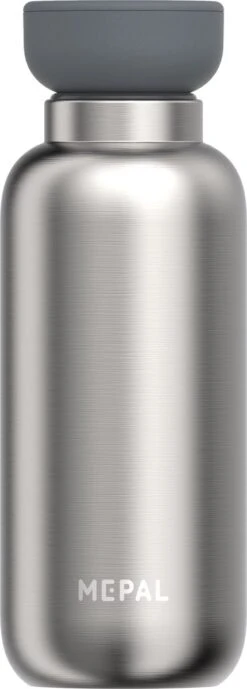 Mepal – Isoleerfles Ellipse 350 Ml – Houdt Je Drankje 9 Uur Warm En 12 Uur Koud – Natural Brushed – Geschikt Voor Bruiswater – Thermosfles – Lekdicht -Brita Shop 430x1200 4