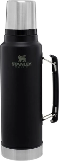 Stanley The Legendary Classic Bottle 1,00L - Thermosfles - Matte Black -Brita Shop 439x1200 1