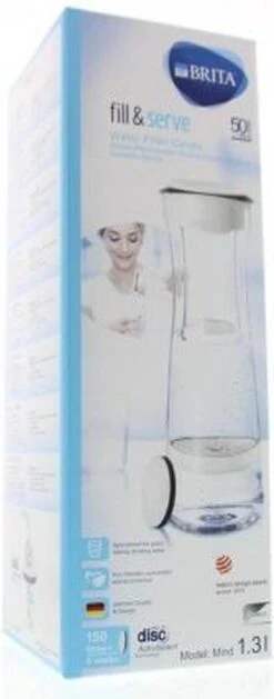 BRITA - Fill&Serve Waterfilterkaraf - 1,3L - Wit Grafiet - Inclusief 1 MicroDisc Waterfilter 39 BRITA - Fill&Serve Waterfilterkaraf - 1,3L - Wit Grafiet - Inclusief 1 MicroDisc Waterfilter -Brita Shop 471x1200 5
