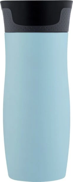 Contigo Thermosfles - Lichtblauw - Zwart -Brita Shop 485x1200