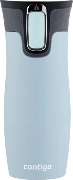 Contigo Thermosfles - Lichtblauw - Zwart -Brita Shop 490x1200