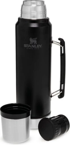 Stanley The Legendary Classic Bottle 1,00L - Thermosfles - Matte Black -Brita Shop 585x1200 1