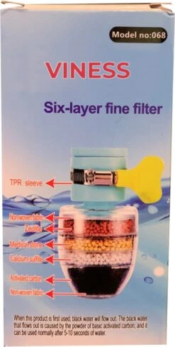VINESS Waterfilter - Kraanfilter - Drinkwaterfilter - Waterzuivering - Waterbesparend - Duurzaam - Roze -Brita Shop 608x1200