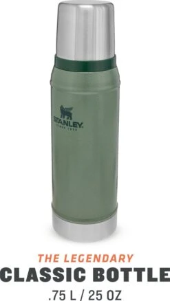 Stanley The Legendary Classic Bottle 0,75L - Thermosfles - Hammertone Green -Brita Shop 677x1200