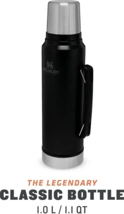 Stanley The Legendary Classic Bottle 1,00L - Thermosfles - Matte Black -Brita Shop 692x1200