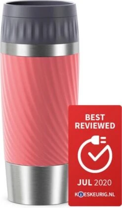 Tefal Travel Mug Easy Twist Thermobeker - Koraalrood - 0,36 Liter -Brita Shop 708x1200 1