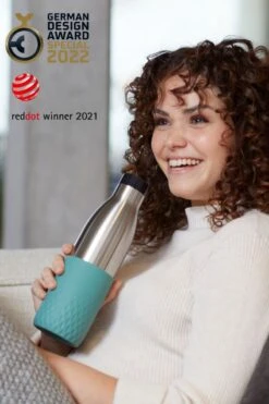 Tefal Bludrop Sleeve Thermosfles - RVS Groen -Brita Shop 800x1200