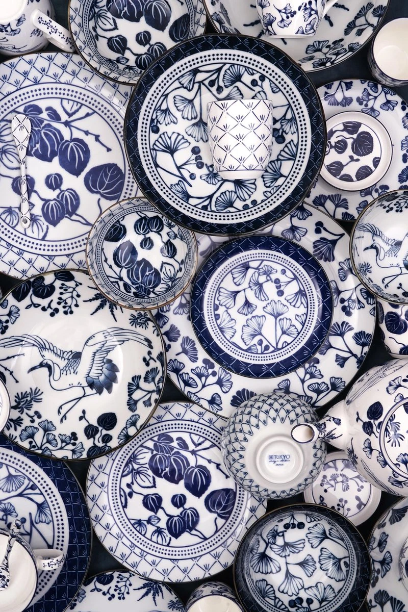 Tokyo Design Studio - Flora Japonica - Kopjes - Porselein - Set Van 4 - 170ml - Topkwaliteit 4 Tokyo Design Studio - Flora Japonica - Kopjes - Porselein - Set Van 4 - 170ml - Topkwaliteit - Afbeelding 2