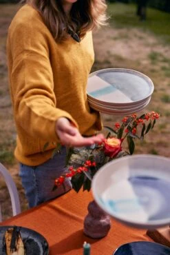 Palmer Serviesset Marlow Stoneware 6-persoons 24-delig Blauw Grijs Wit -Brita Shop 801x1200 9